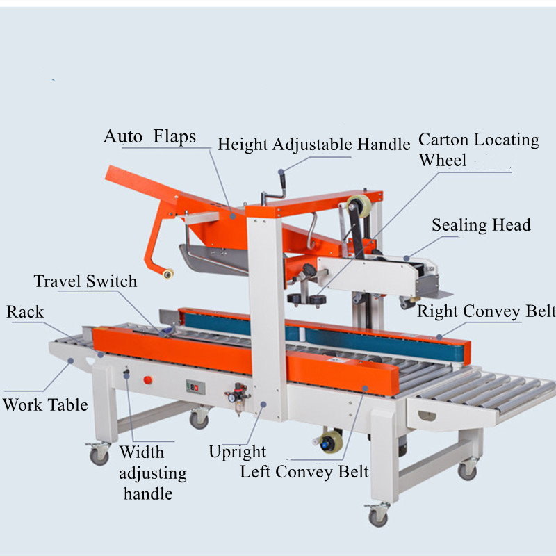 full auto corrugated carton box folding gluing mac